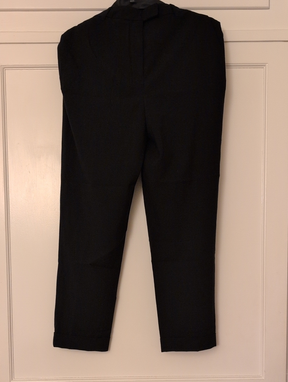Frank & Oak Eleanor Slim Pant Black Cropped Slim Straight Pants